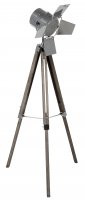 Pacific Lifestyle Wood Base and Chrome Head Film Light