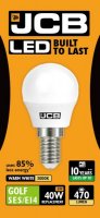 JCB LED Golf Ball Bulb 6W SES (40W Equivalent) 3000K Warm White