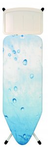 Brabantia C Ironing Board 124x45cm Fresh Wht Frame Ice Water