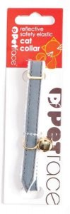 Petface Catkins Reflective Cat Collar - Silver